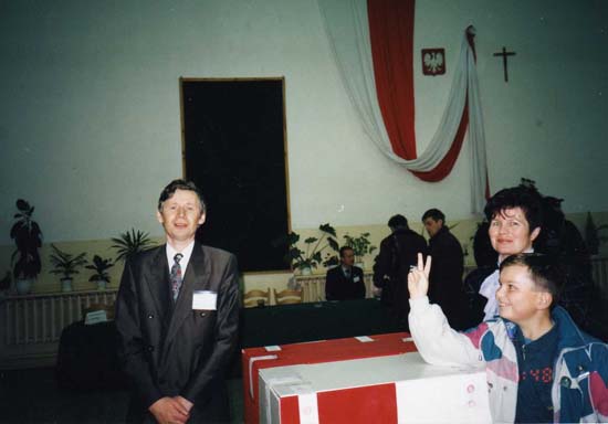 Praca w komisji wyborczej 1995 rok